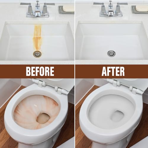 Rust-Oleum Whink Rust Stain Remover 32oz - Heavy-Duty Iron & Rust Stain Remover for White Sinks & Toilets, 6 Pack