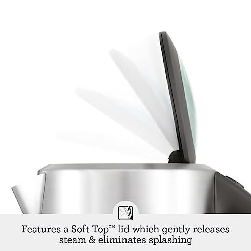 Breville BKE700BSS Soft Top 1.7L Hot Water Kettle - Brushed Stainless Steel