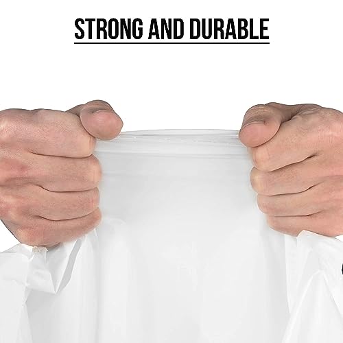 13 Gallon Drawstring Trash Bags - 0.9 Mil Heavy Duty Bulk 200 Count