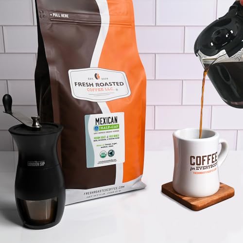 Half-Caf Organic Mexican Water-Processed Whole Bean Coffee 5 lb - Variation of THIS listing
