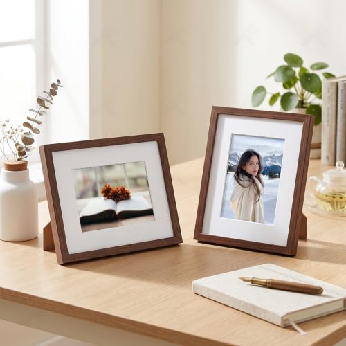 8x10 Photo Mat Set - 50 White Picture Frames for 5x7 Prints with Backings & Bags - Variation of THIS listing