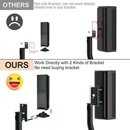 Height Adjustable Speaker Stand for Bose Speakers with Slideconnect Bracket