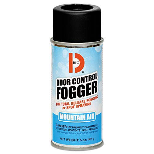 Big D 344 Odor Control Fogger Mountain Air Fragrance 5 oz Pack of 12 – Kills Fire, Smoke, Flood & Musty Odors