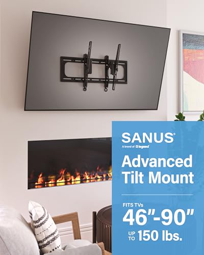 Extendable Tilt TV Wall Mount for 42-90 Inch Screens up to 150lbs