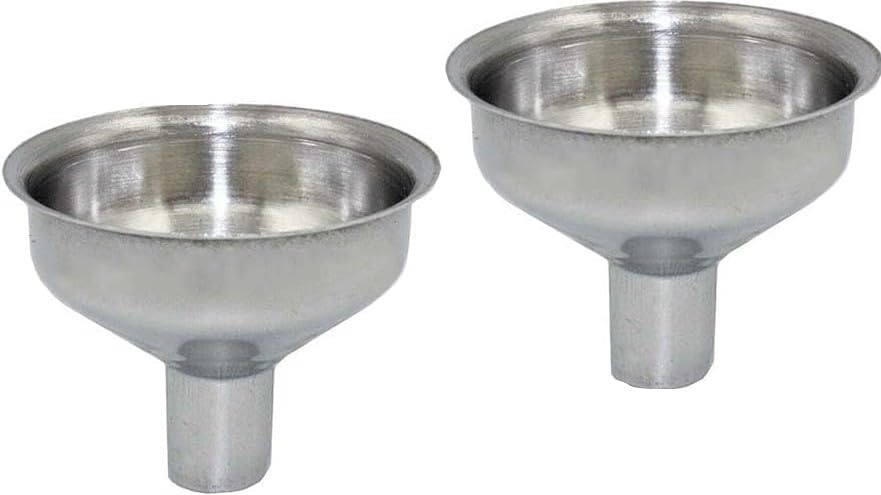 Skiennix Stainless Steel Funnel Set - 2Pcs Strainer & Hip Flasks for Easy Liquid Transfer | Kitchen Tools