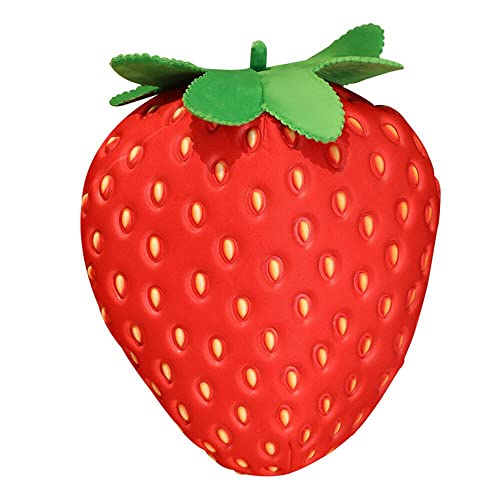20 inch Strawberry Plush Pillow - Super Soft Fruit Pillow for Boys and Girls Room Decoration Gift