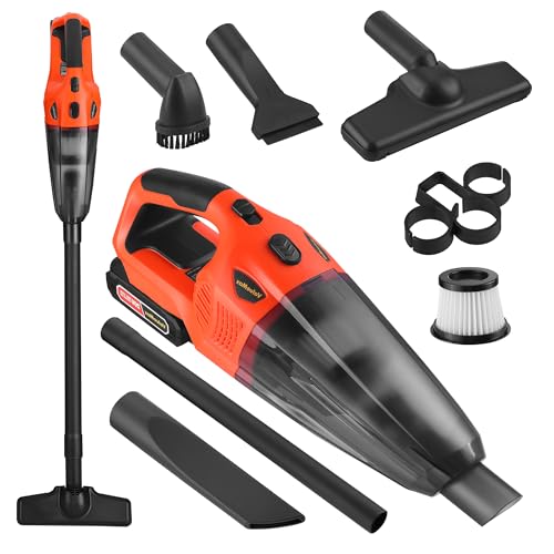 Cordless Handheld Vacuum Cleaner 20V Rechargeable with Attachments