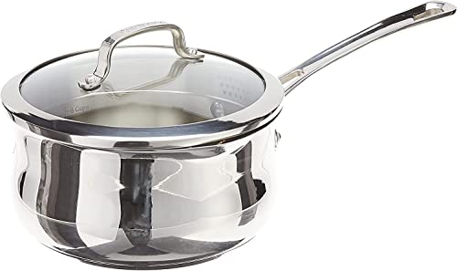 Stainless Steel 2-Quart Saucepans with Cover - Professional Cookware