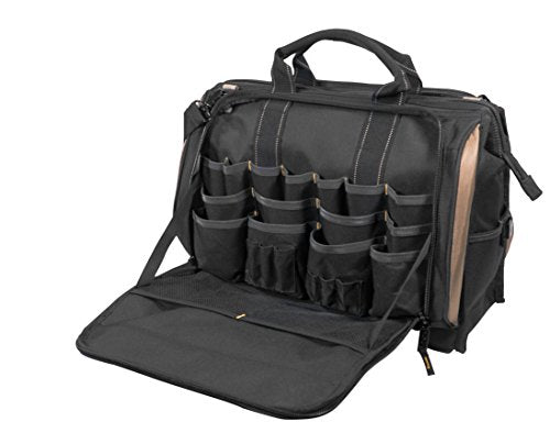 Tool Bag - Custom Leathercraft 1539 Multi-Compartment 50 Pocket Organizer