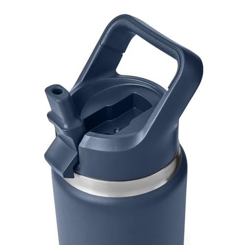 YETI Rambler 26 oz Vacuum Insulated Bottle with Color Matching Straw Cap - Navy
