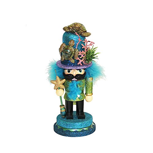 Hollywood Nutcracker with Sea Turtle Hat – 11-Inch Kurt Adler Nutcracker