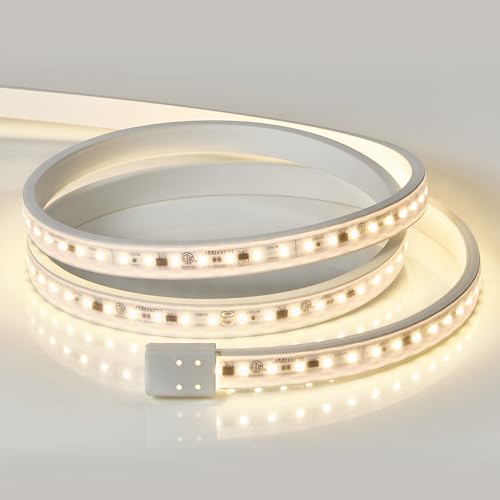 96 Inch Hardwired LED Under Cabinet Strip Light - 3680 Lumens, 3000K Warm White
