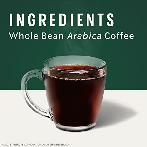 Starbucks Whole Bean Espresso Roast Coffee - Pack of 6, 18 oz Bags
