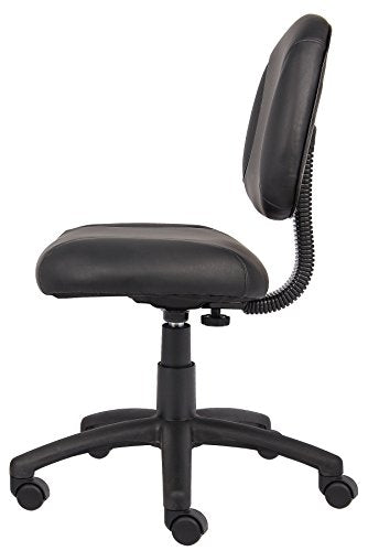 Boss Office Products Black Posture Task Chair - Adjustable, Low-Back Ergonomic Office Chair