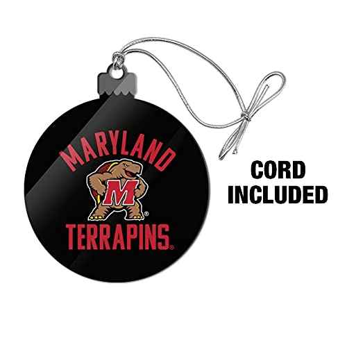 GRAPHICS & MORE Maryland Terrapin Acrylic Christmas Tree Holiday Ornament