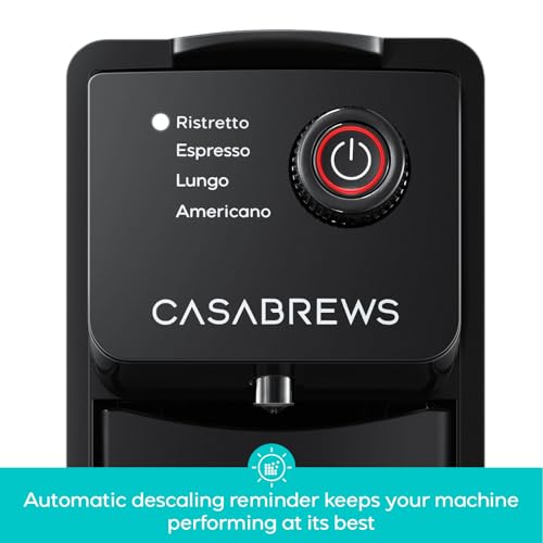 CASABREWS 20Bar Nespresso Original Pod Espresso Machine Compact & Easy to Use