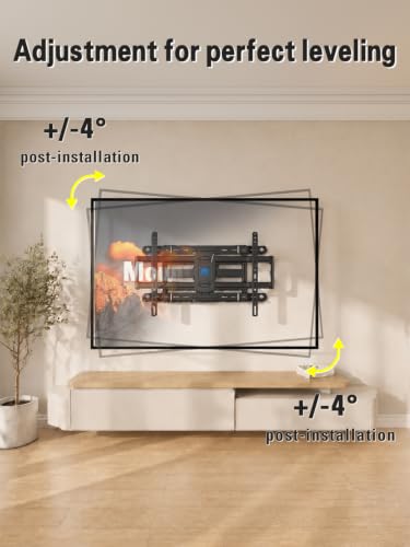 42-84 Inch TV Wall Mount Full Motion Mounting Bracket - Universal Fit