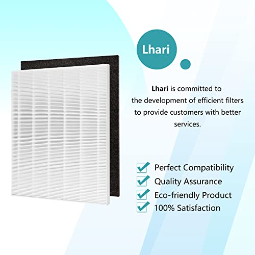 LHARI 2-Pack D480 HEPA Air Filter Compatible with Winix D480 Air Purifier