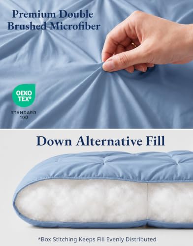 Queen Comforter Set All Season Bed in a Bag French Blue - Lane Linen