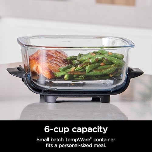 Ninja 6-Cup CleanCrisp Glass Food Storage Container with Leak-Proof Lid - Variation of THIS Listing