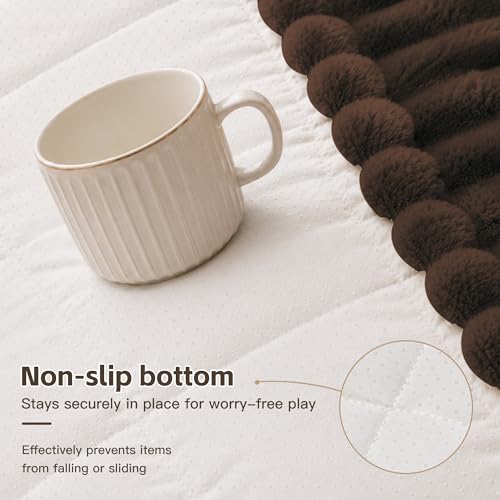 BIETYONE Washable Non-Slip Couch Cover for Dogs, Brown, 27.6 x 70.9 inches