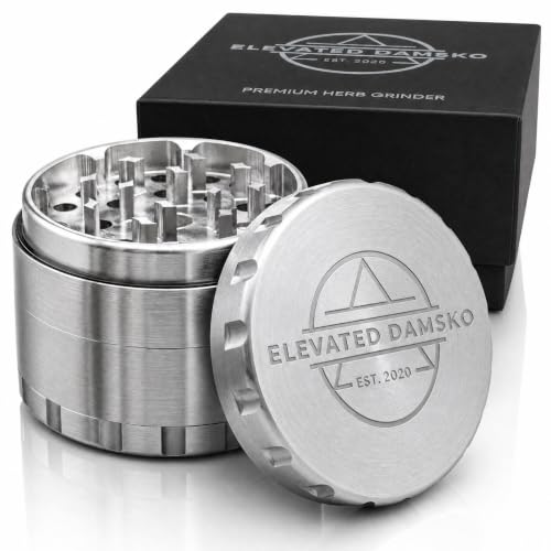 2.5-Inch Stainless Steel Spice & Herb Grinder with Magnetic Lid