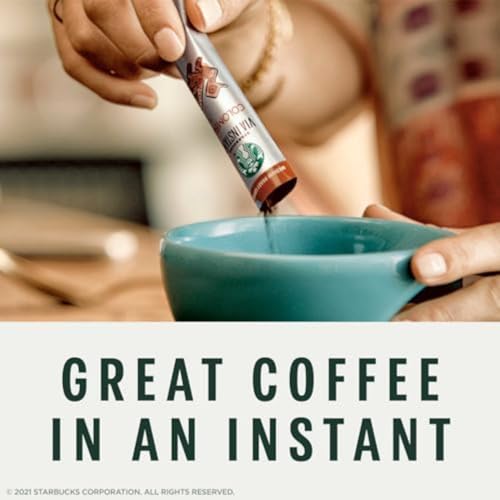 Starbucks VIA Instant Italian Roast Coffee Pack of 50 - Dark Roast Single-Serve Coffee