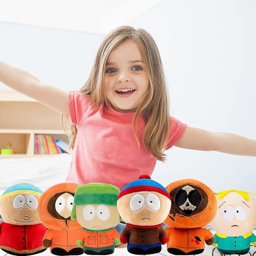 6Pcs Anime Plush Toys Soft Dolls Cute Pillow Stuffed Animals for Kids & Fans