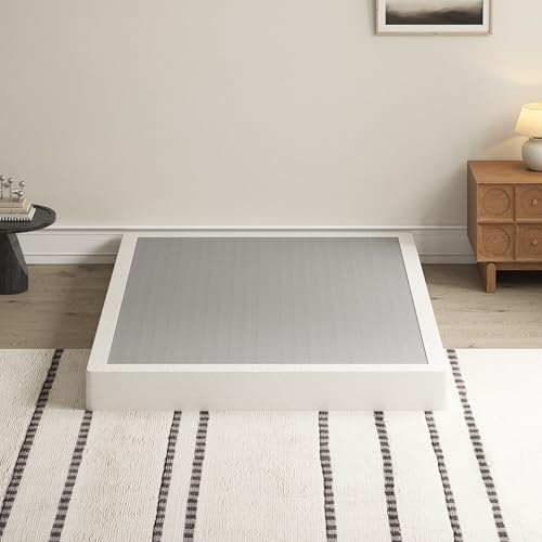 7 Inch Queen Box Spring - Heavy Duty Steel Bed Support with Fabric Cover - Variation of THIS listing