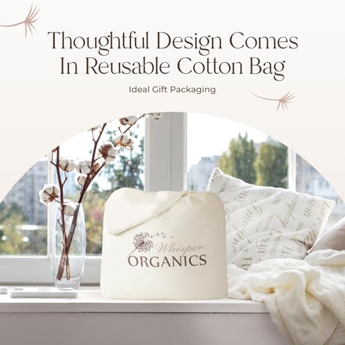 Organic Waterproof Mattress Protector Full Size - GOTS Certified Breathable & Quiet