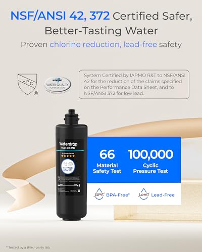 Waterdrop RF10 Water Filter Replacement for 10UA/10UB - Black-2