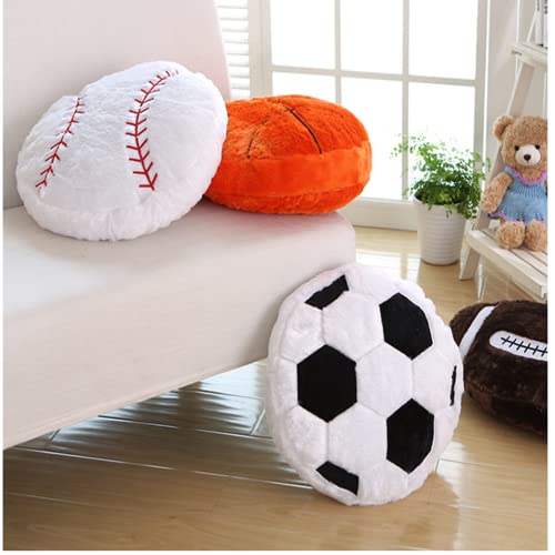 17.7 inch Football Throw Pillow Soft Stuffed Cushion Sports Toy Pillow Soft Durable Sports Toy for Sofa Room Decoration and Kids Boy Girls Children Birthday