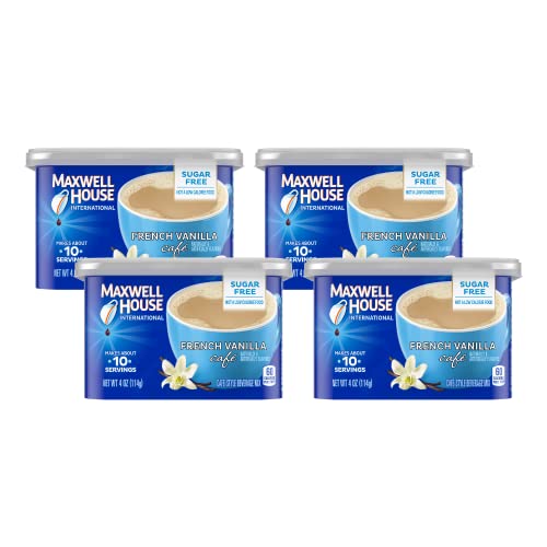 Maxwell House International French Vanilla Sugar Free Cafe Beverage