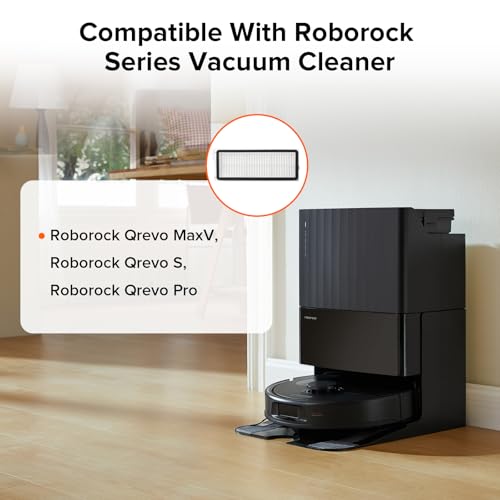 Washable Filter for Roborock Qrevo Series Robot Vacuums - Filter-E (2 Pack)
