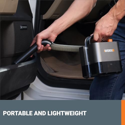 WORX Cordless Cube Vac 20V Handheld Vacuum with Battery & Charger