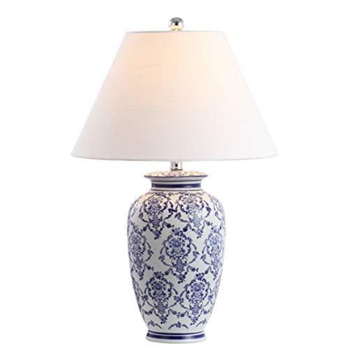 Jonathan Y Juliana Blue & White Chinoiserie Ceramic Urn Table Lamp