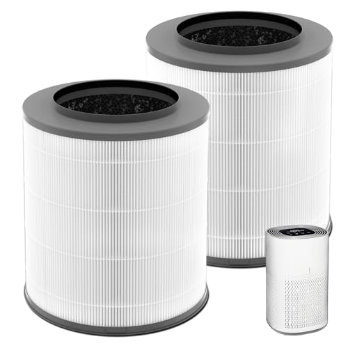 Sinnya 2 Pack 12030 True HEPA Air Filter Replacement for Clorox 11030 & 11031
