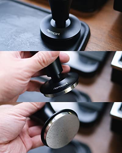 Normcore V4 Coffee Tamper 53.3mm with Spring-Loaded Mechanism & Stand