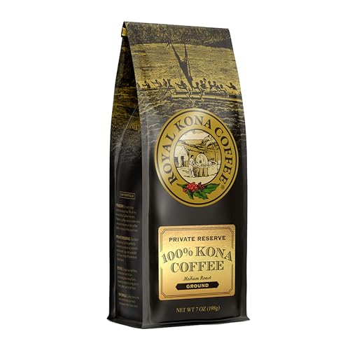 Kona Coffee Ground - Private Reserve 100% Hawaiian Medium Roast, 7 oz - Variation of THIS listing