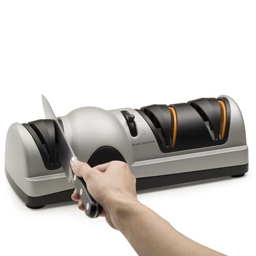 Electric Knife Sharpener - Professional 3-Stage System, One Size - Knife Sharpeners