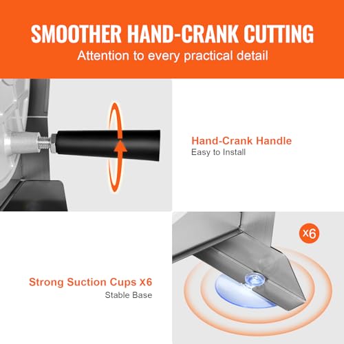 Manual Vegetable Fruit Slicer - Stainless Steel Adjustable Thickness with Spare Blades - Variation of THIS listing
