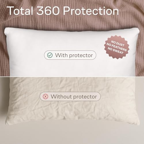 Niagara Sleep Solution White Zippered Pillow Protectors Set of 12 - Standard