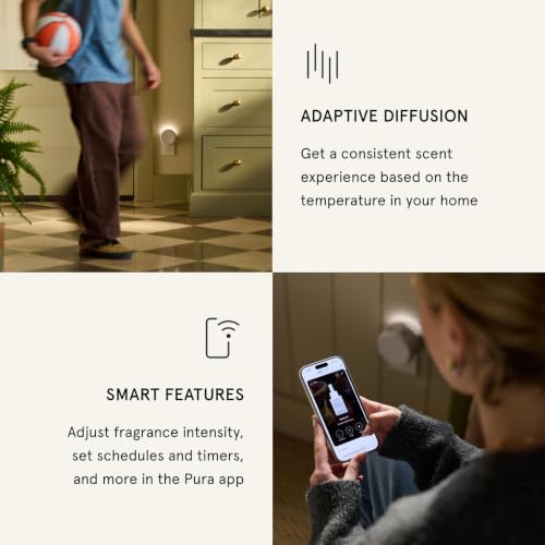 Pura Diffuser Refill - Coconut Calm, 2 Pack | Long-Lasting Home Fragrance