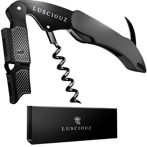 LUSCIOUZ Zero Resistance THE HELIX Corkscrew Silent Wine Bottle