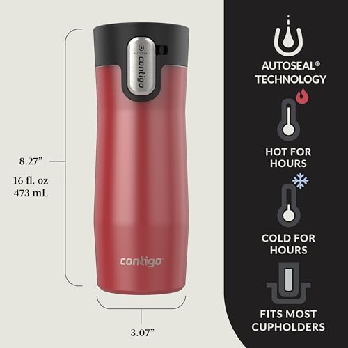 Contigo AUTOSEAL West Loop Vacuum-Insulated Stainless Steel Travel