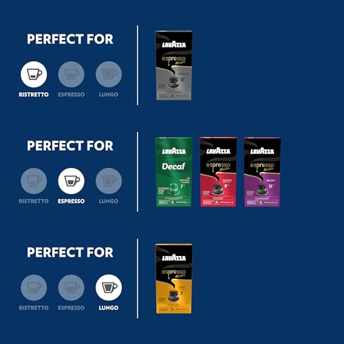 Lavazza Espresso Variety Pack 60 Capsules - Compatible with Nespresso Original Machines, 10 Count Pack of 6