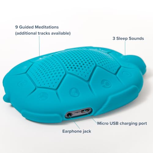 Kids Meditation Turtle Audio Player - Screen-Free Relaxation for Ages 3-12 - Zenimal Kids