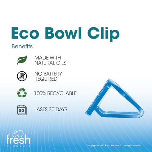 Fresh Products Eco Bowl Clip Air Freshener Blue 12 Pack