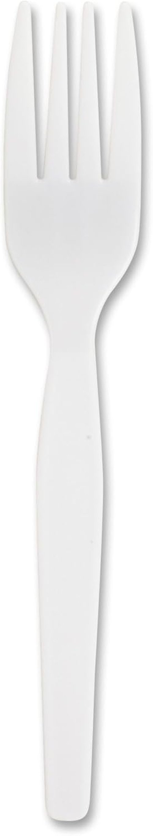 Genuine Joe Heavyweight Plastic Forks - Durable & Reliable | Pack of 100