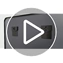 Black 40 Inch x 32 Inch Bathroom Wall Mirror - Brushed Metal Frame, Tempered Glass